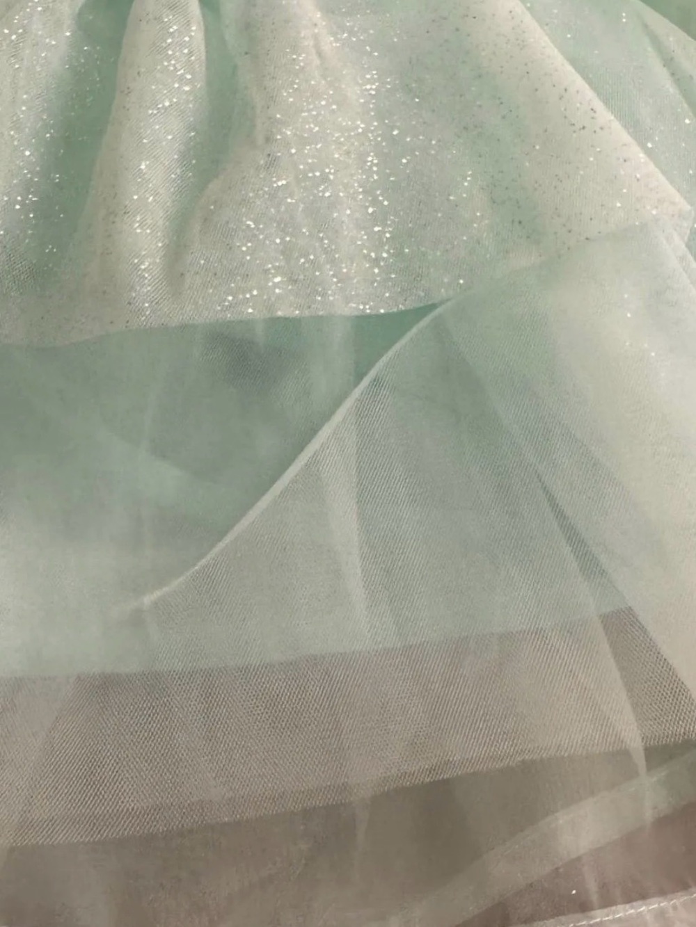 NWT Doe a Dear - Glitter Sparkle Tutu in Mint size 2 - Picture 5 of 8